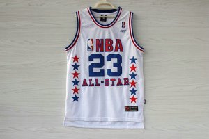 Maillot De Basket All Star 2003 Michael Jordan 23 Engrener Blanc